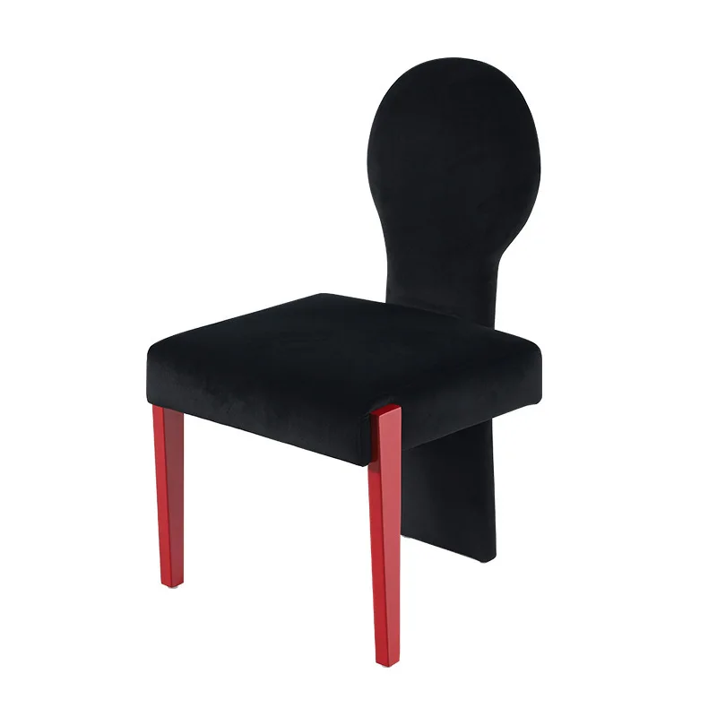 

Medieval Internet celebrity dining chair household simple leisure small red, wabi sandy wind backrest
