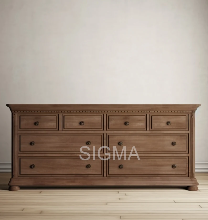 Sigma Modern Minimalist Oak Wood Double Bed Set Queen/King Solid Natural Indoor Massage Storage Bedroom Wall Furniture