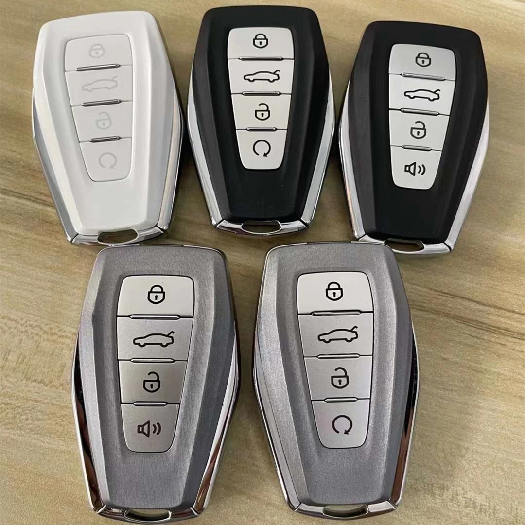 Chave remota inteligente keyless do carro, 433Mhz, 4A, chip ID47 para Geely Okavango Azkarra Atlas Coolray Monjaro Grand Koleos Emgrand X7 X3 S1