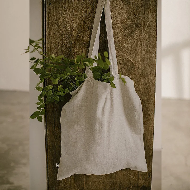 Large Capacity Linen Tote Bag Hemp Cloth Bag Beach Vacation Japanese-Style Instagram Student Backpack Daily Shopping Bags