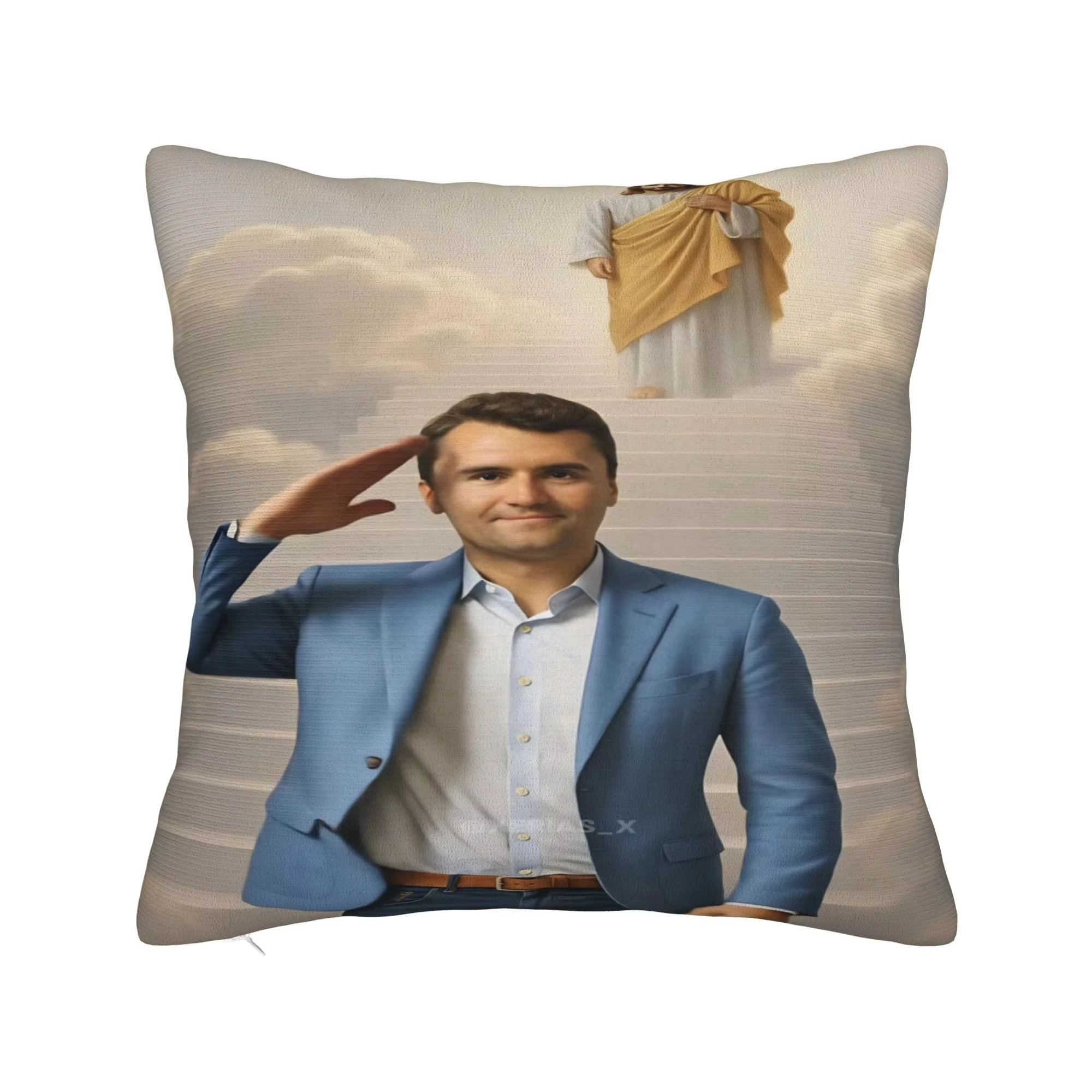 Dubbelzijdige Charlie Kirk R.I.P kussensloop, vintage zachte kussensloop voor bank en slaapkamer decor