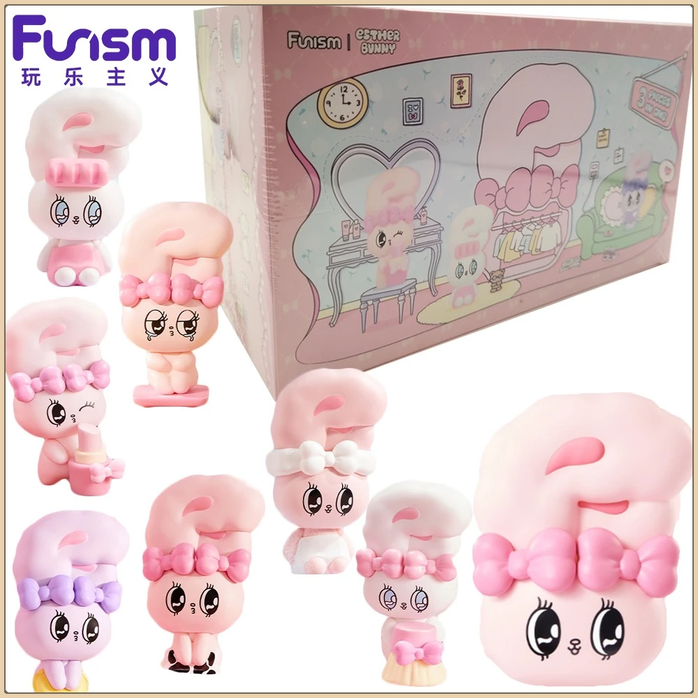 

New Genuine Funism Esther Bunny Little Thoughts Series Mini Blind Box Cartoon Exquisite and Realistic Model Decoration Toys Gift