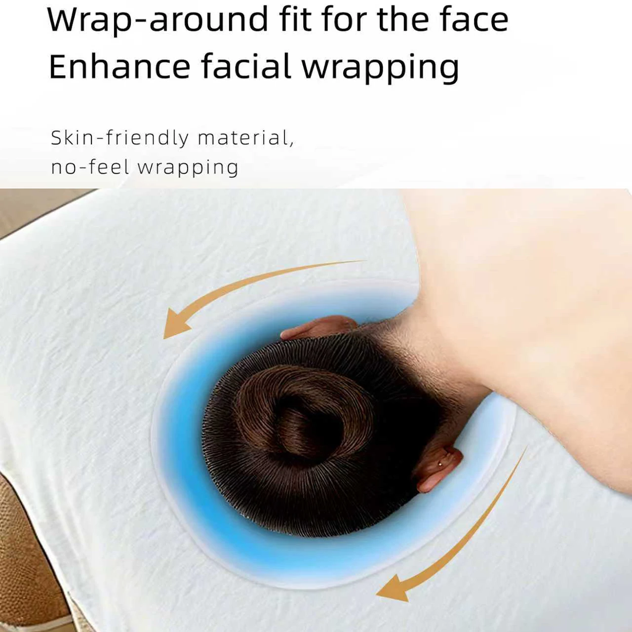 

Soft Silicone Beauty Salon Face Pillow U-Shaped No-Indentation Massage Pad for Facial Care Comfortable Skin-Friendly Beauty Tool