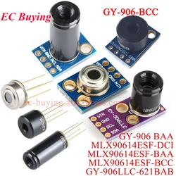 GY-906 MLX90614 MLX90614ESF DCI BAA BCC GY-906LLC-621BAB IR Infrared Non-contact Contactless Temperature Sensor Module Probe