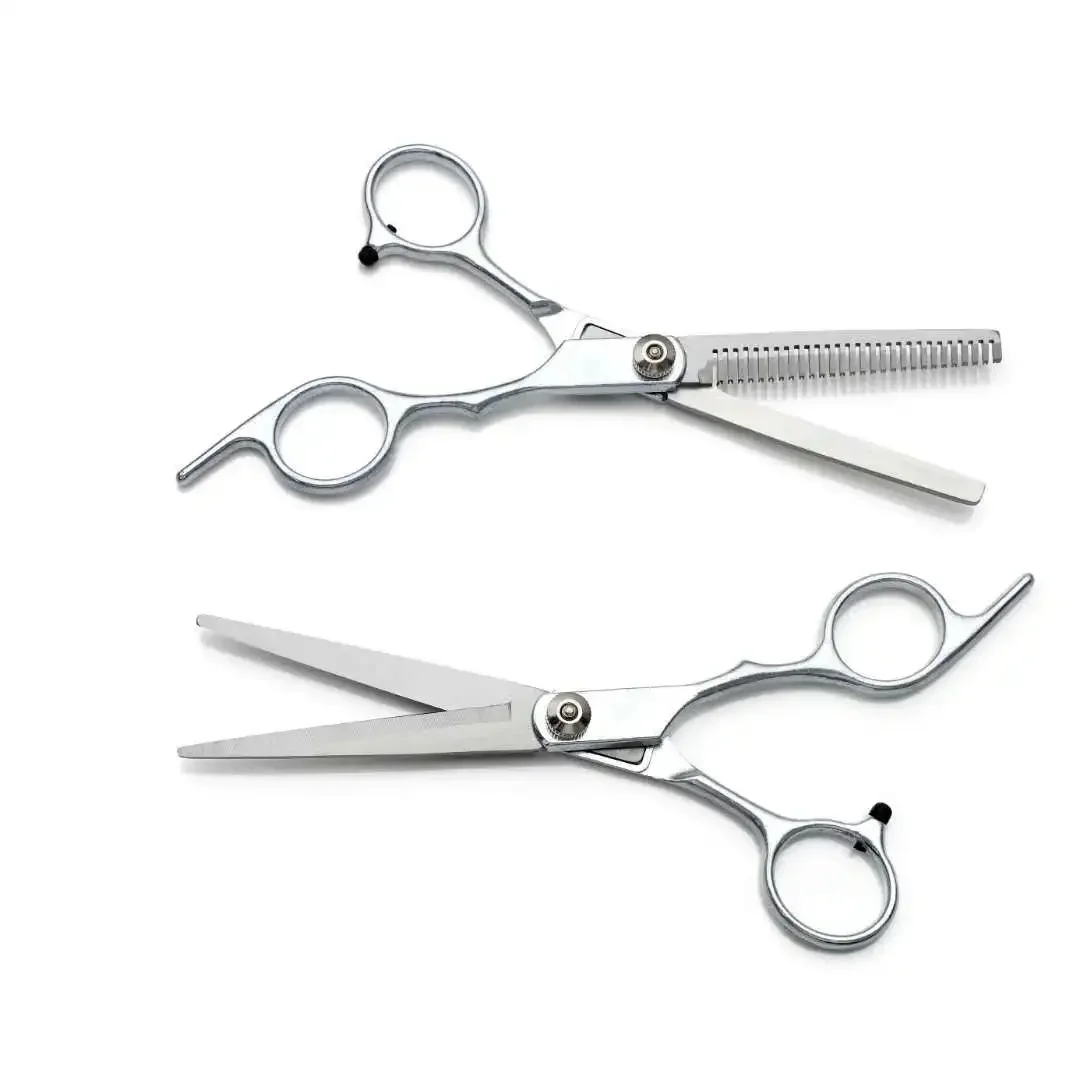 Stainless Steel Scissors for Hair Professional Hairdressing Thinning Scissor Haircut Cutting Shear Barber 6 inch Styling Tool