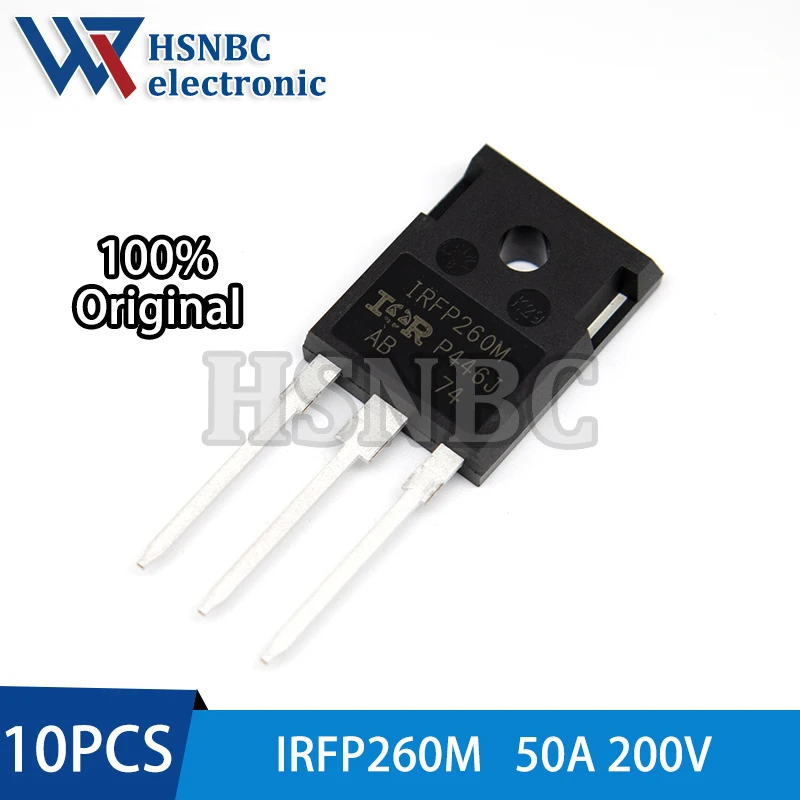 

10PCS IRFP260M IRFP260MPBF IRFP260 TO-247 50A 200V N-Channel Power MOSFET Transistor 100% New Original