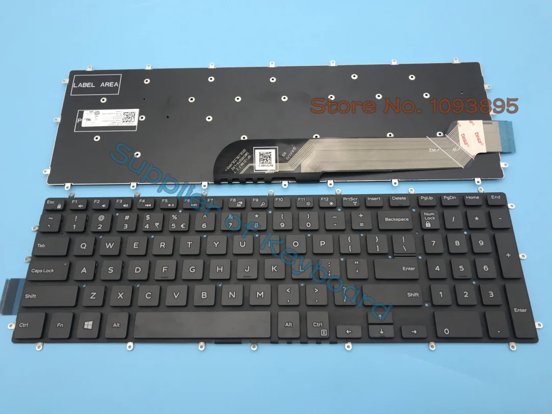 

NEW For DELL Inspiron 2 in 1 7778 7779 7577 7773 Vostro 15-3583 3584 5568 7570 7580 Latitude 3590 English Keyboard No Backlit