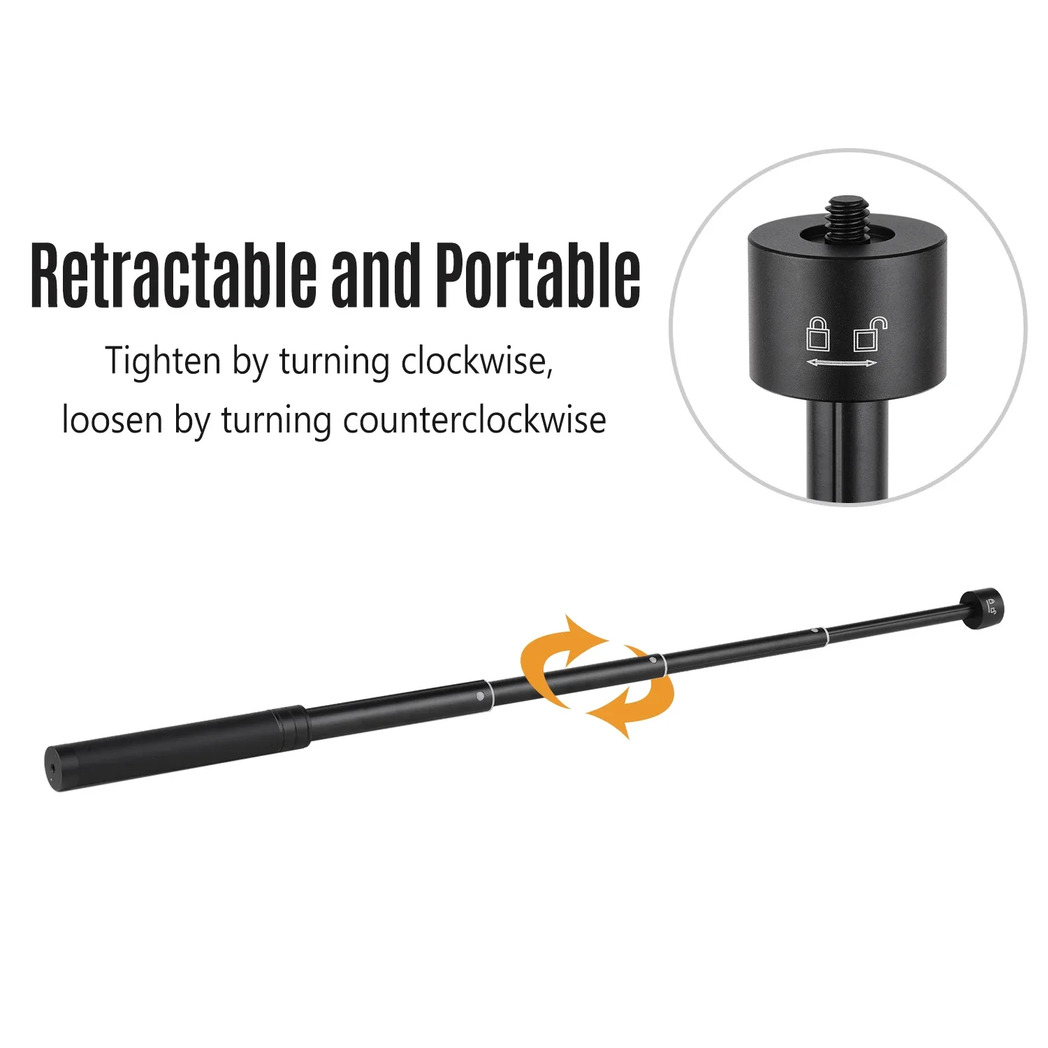 Telescopic Extension Rod Pole Selfie Stick for DJI OSMO Mobile 2 3 OM 4 FeiYu Zhiyun Smooth Moza Mini Isteady Gimbal Accessories