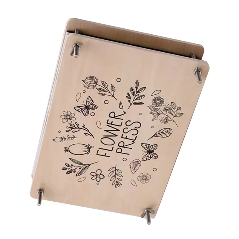 

AT35-Professional Flower Press Kit DIY Professional Flower Press Kit 30X21cm For Adults To Making Dried Flower & Press Flowers A