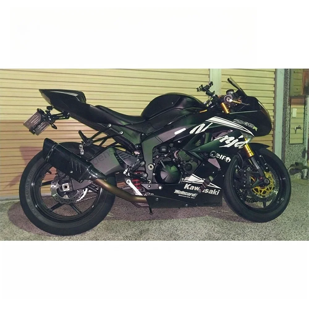 Exhaust Systems For Kawasaki Ninja ZX6R ZX636 2009-2023 Exhaust Pipe 51mm Muffler Silencers Slip Exhausts Pipes