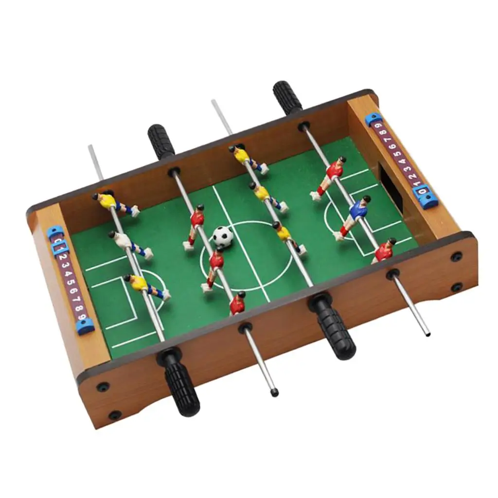 1 Set Foosball Table Portable Mini Table Football Soccer Game Set