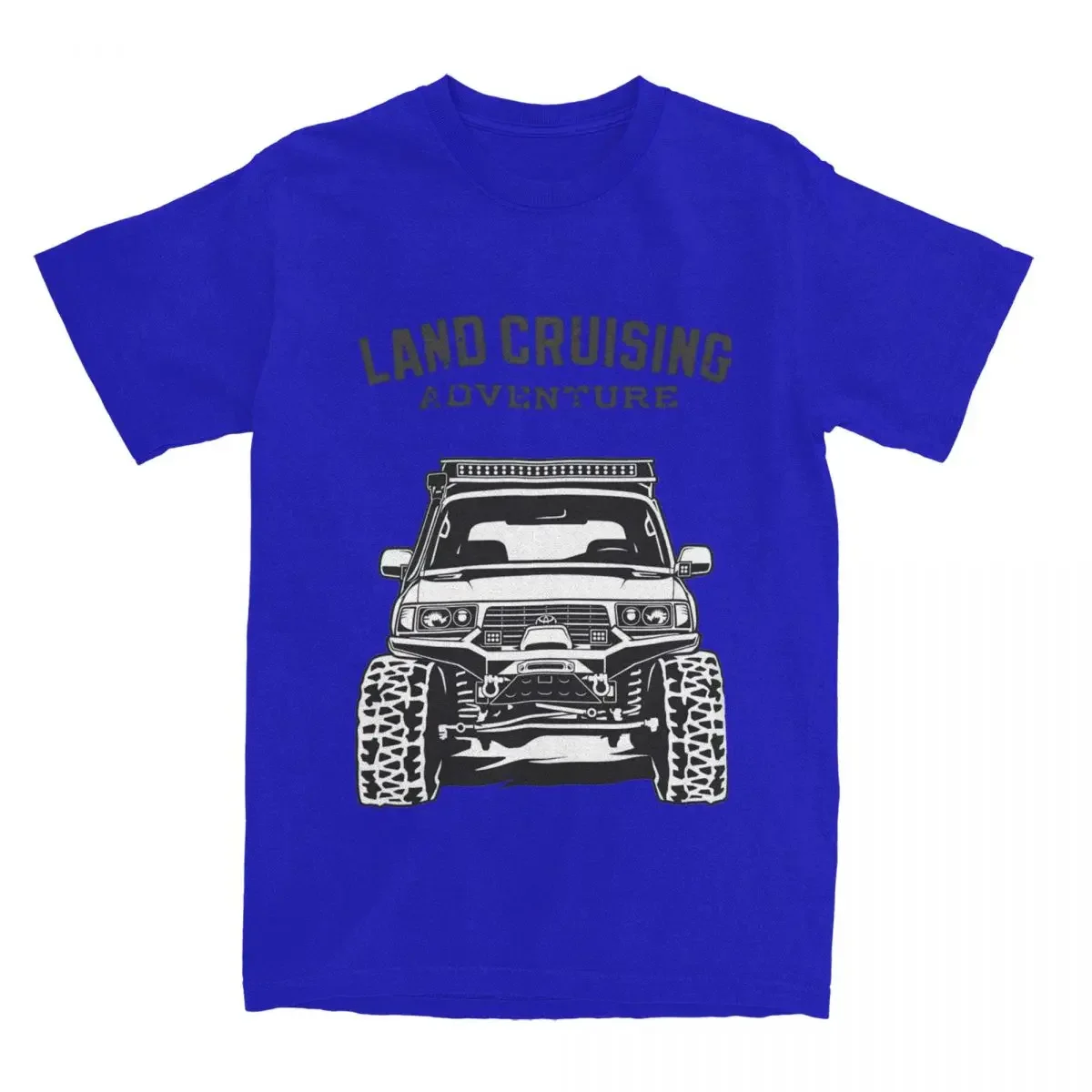 Men Pure Cotton FJ80 Off-road Car Tee Shirt Graphic Clothing Vintage Landcruising Adventure Land Cruiser 80 Off Road T-Shirts