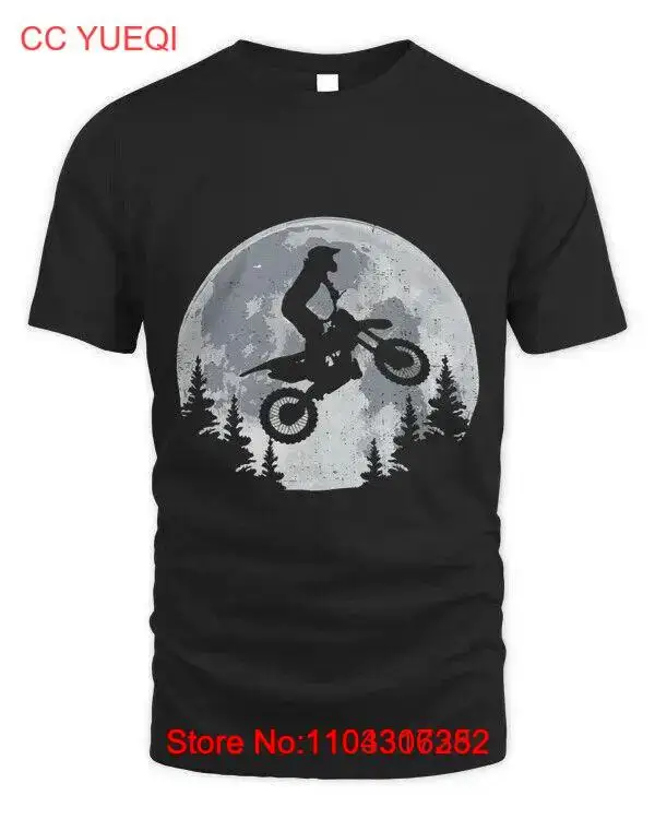 Full Moon Motocross Cool Dirtbiking Extreme Sports Dirtbike Unisex T-Shirt