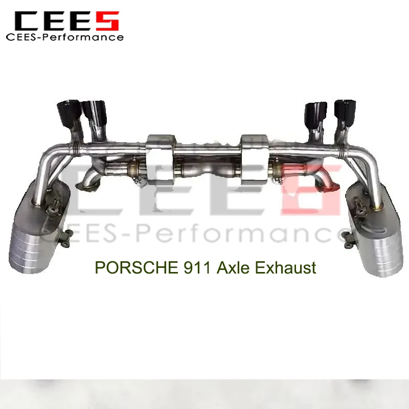 

CEES Motorsport Exhaust Muffler System Pipes for PORSCHE 911 991/991.1 3.4L Carrera 2011+ Stainless Steel Catback Exhaust