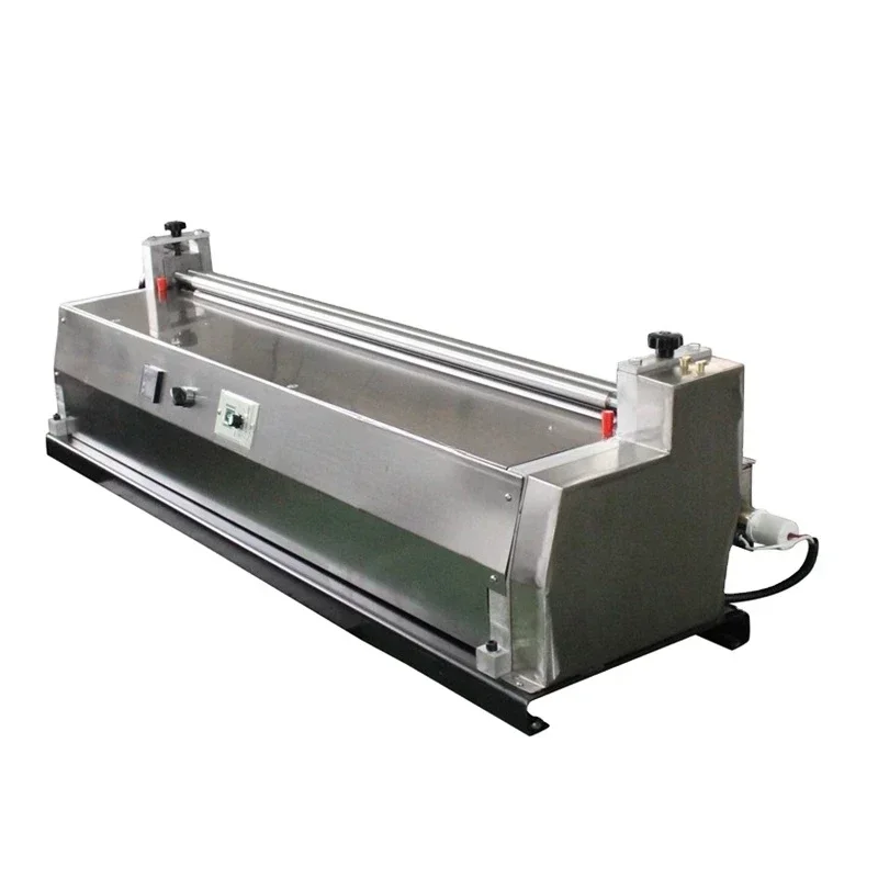 JS700E small desktop adjustable speed glue machine paper box rolling glue machine manual glue machine popular
