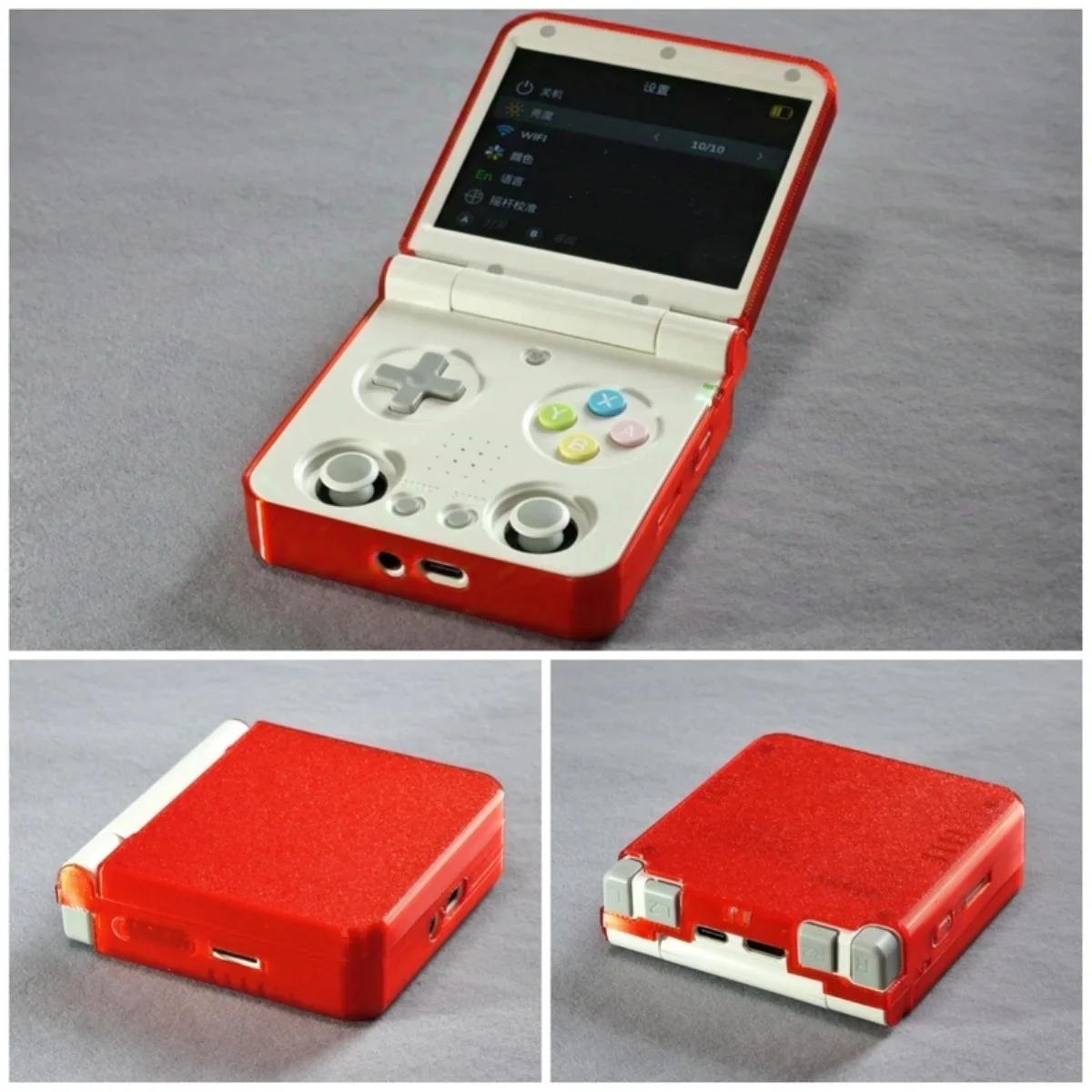 Untuk Miyoo Flip 2 Casing Penutup Pelindung Antijatuh Miyoo Flip Casing Cangkang Konsol Retro Aksesori Hadiah Warna-warni