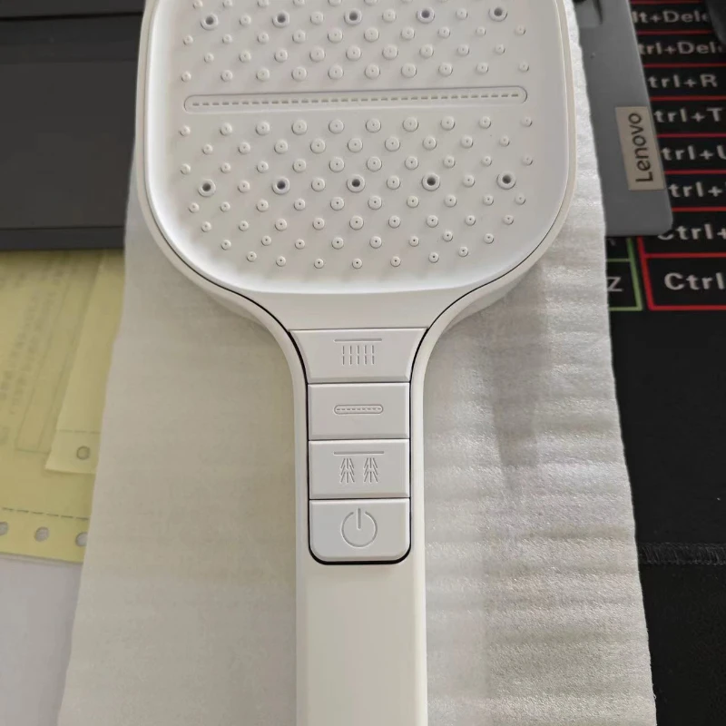 New Light Luxury Modern Household Titanium Shower Head with Large Hole and Large Water Outlet Smart Shower Head for Bathing