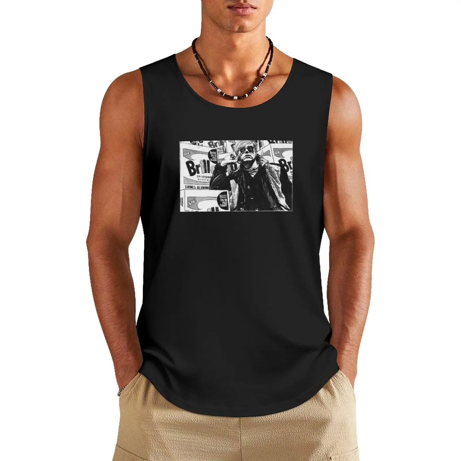 Andy Warhol Tank Top sports clothes for men mens gym clothes