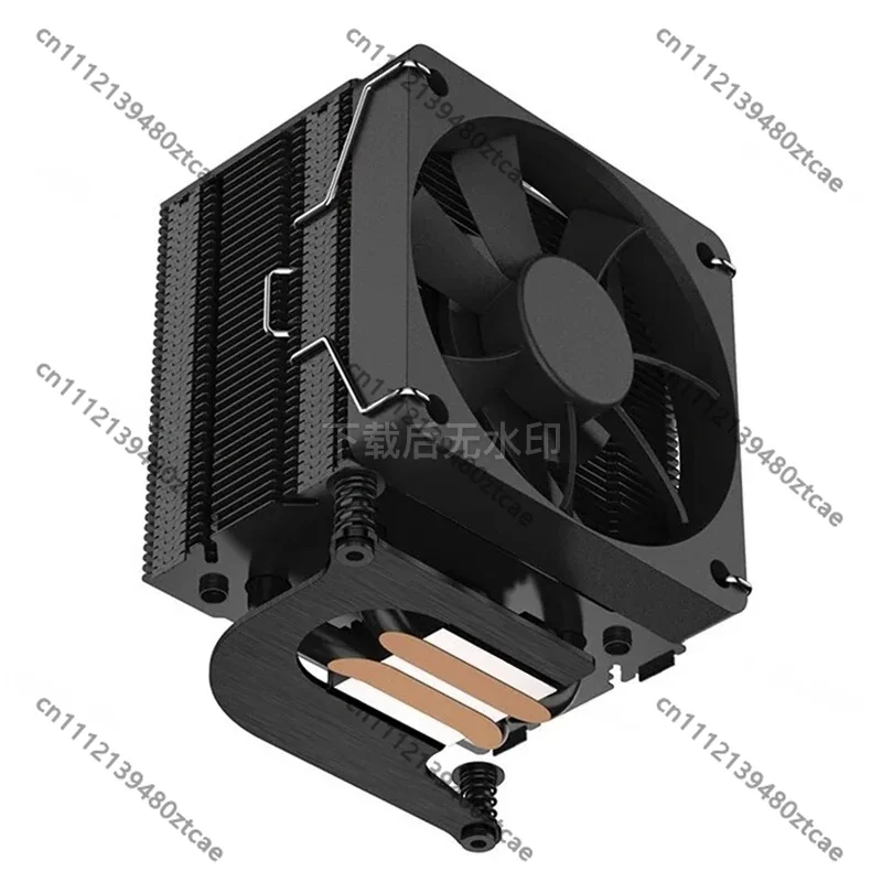 5th Gen Tower Aluminum CPU Radiator, Pure Copper Heat Conducting Tube PWM Large Cooling Fan Heatsink Compatible with Pi5