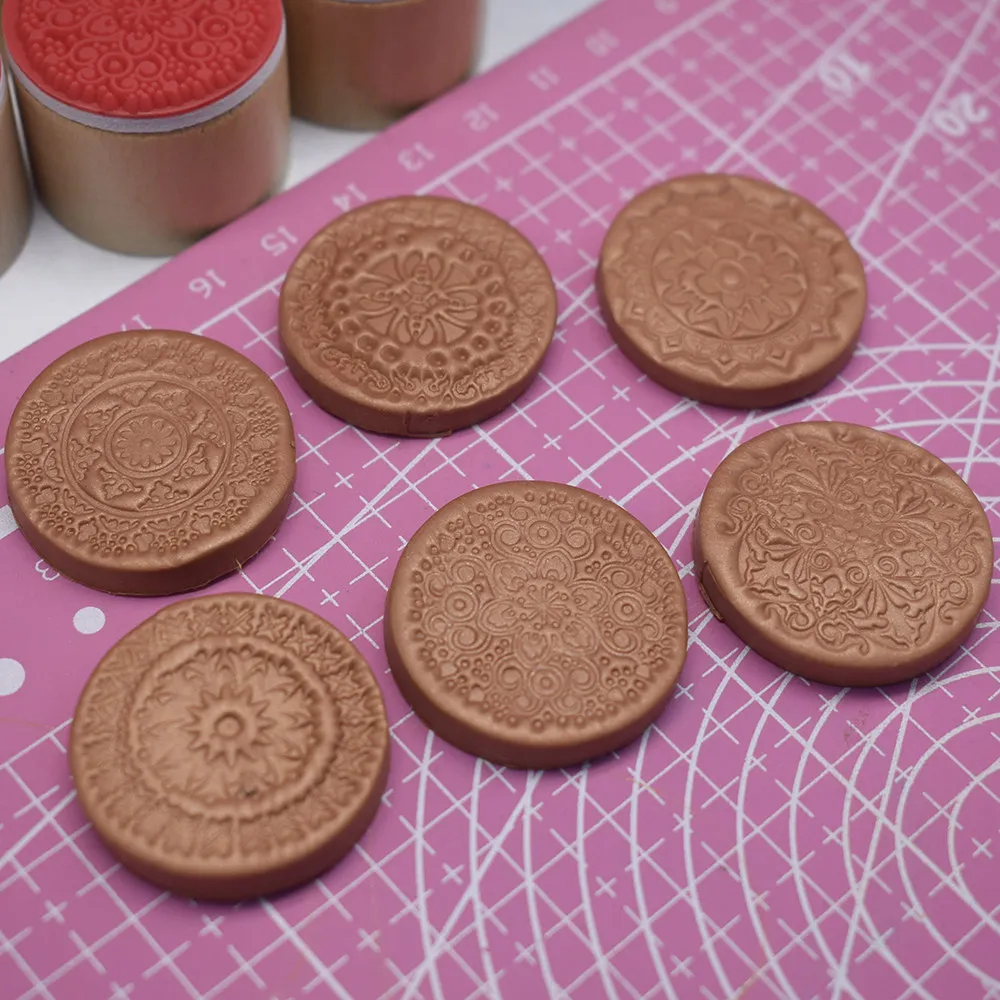 Quadratische und Runde Baoxiang Tuanhua Textur-Siegelsteine aus Weichem Ton für Kreative DIY-Handarbeiten – Detail 4