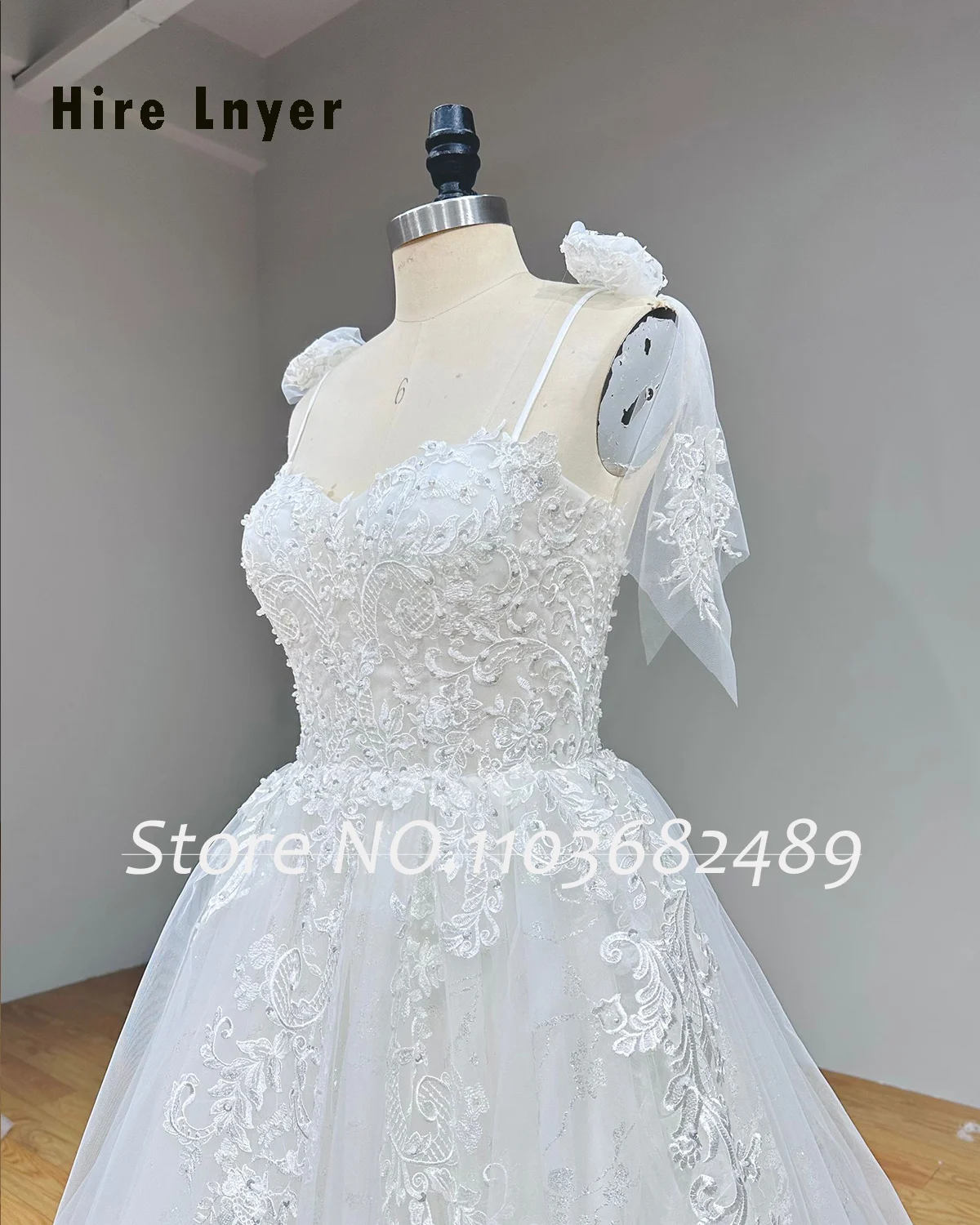 Robe Mariage Sweetheart Neck A-Line Wedding Dresses Sequined Appliques Luxury Vestidos De Novia Spaghetti Straps Bridal Gowns