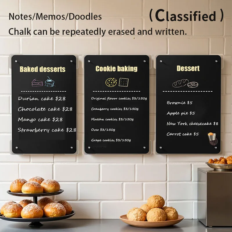 Extra-large magnetic blackboard plan board,reusable memo planning sheet,wall-mounted desk type,suitable for home office,kitchen