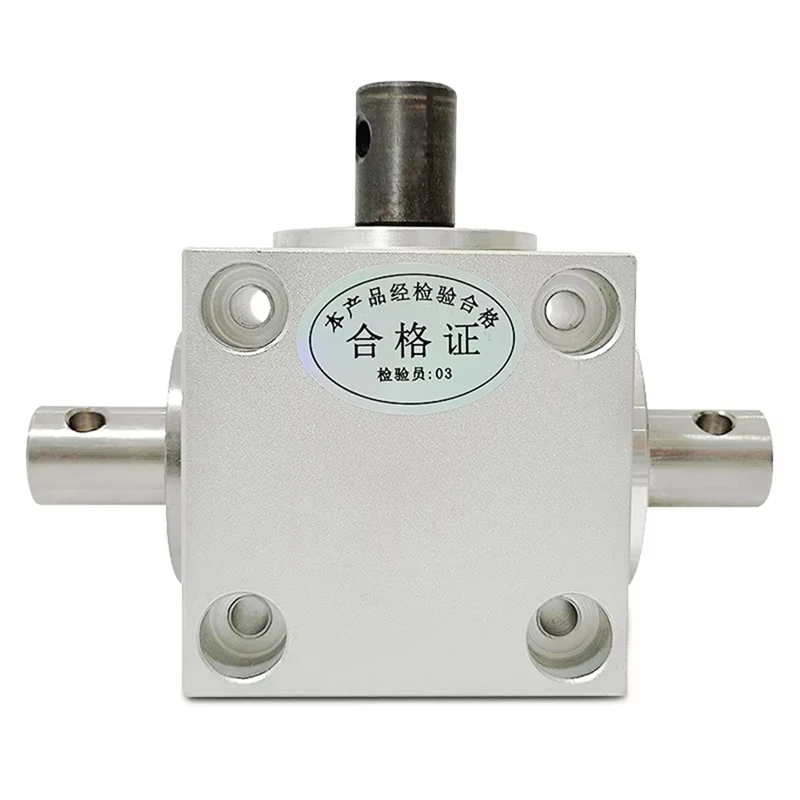 

NEW_1:1 Horizontal Right Angle Gearbox 15mm Shaft Commutator Three Axis