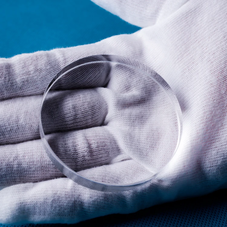 JGS2 Personalizzazione Disco in vetro Piastra al quarzo Scivolo in vetro al quarzo con silice fusa per laboratorio