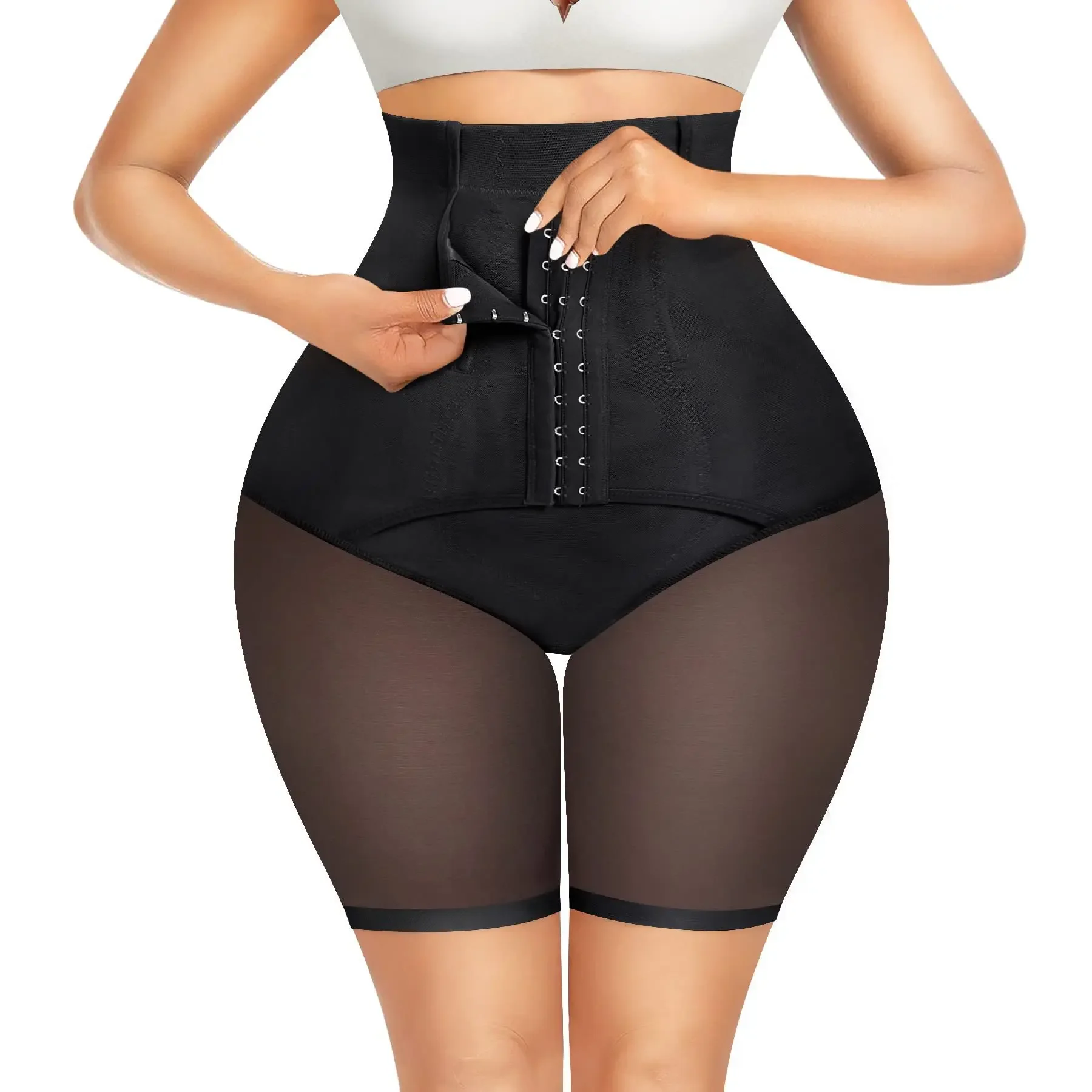 Tummy Control Panties Open Crotch Women Body Shapers Women Shapewear Slimming Panties Waist Trainer Postpartum Girdle Lac