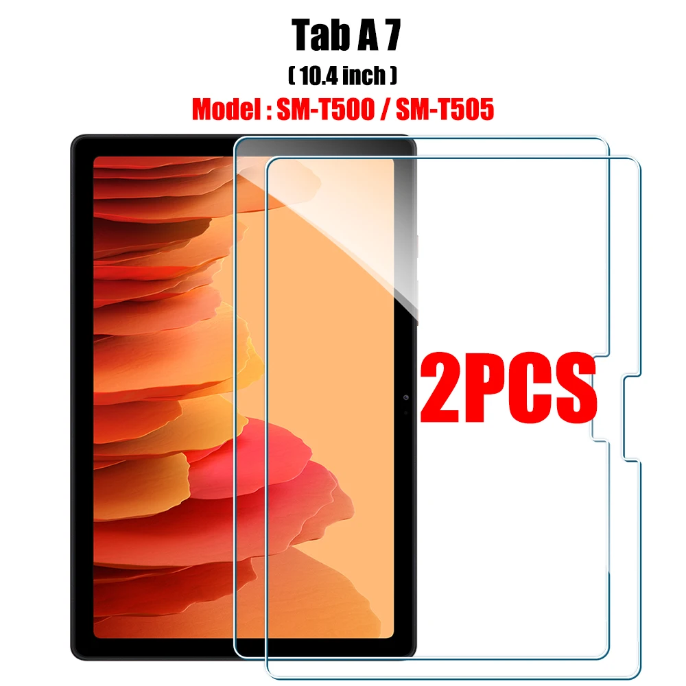 2PCS Gehard Glas Screen Protector voor Samsung Galaxy Tab S8 Ultra Plus S6 Lite S7 Fe A7 Lite a8 S9 A9 Tablet Accessoires Film