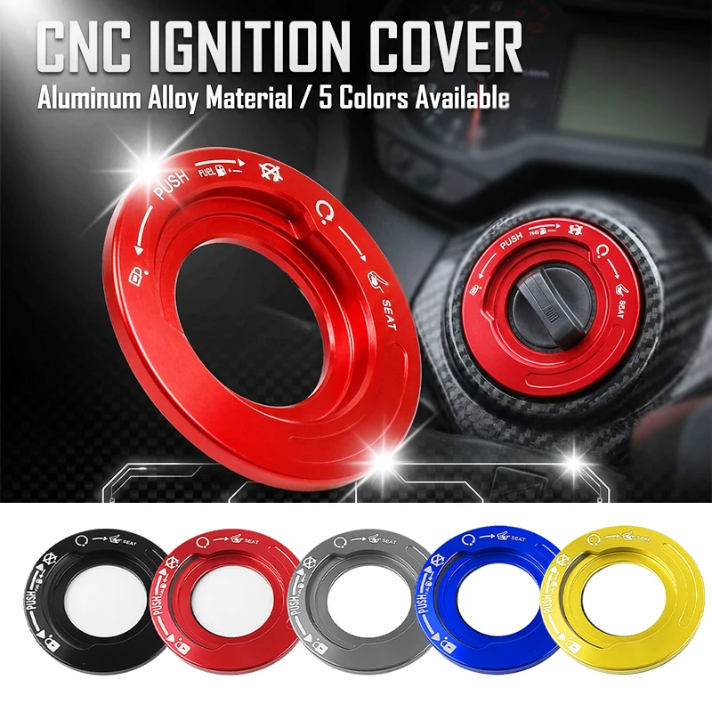 Ignition Switch Cover One-touch Start Button Rotating Protective Cap For Yamaha MT03 MT07 MT09 MT10 MT 03 07 09 10 MT