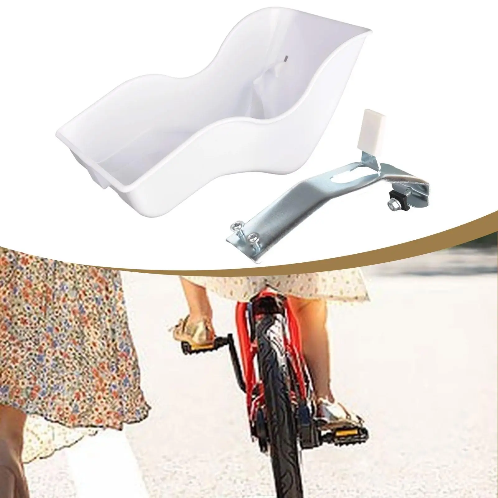 Kids Bicycle Doll Seat Carrying Chair Holder, Boys Girls Children Bike Back Stuffed Animal Seat Decoration for Toy view 3