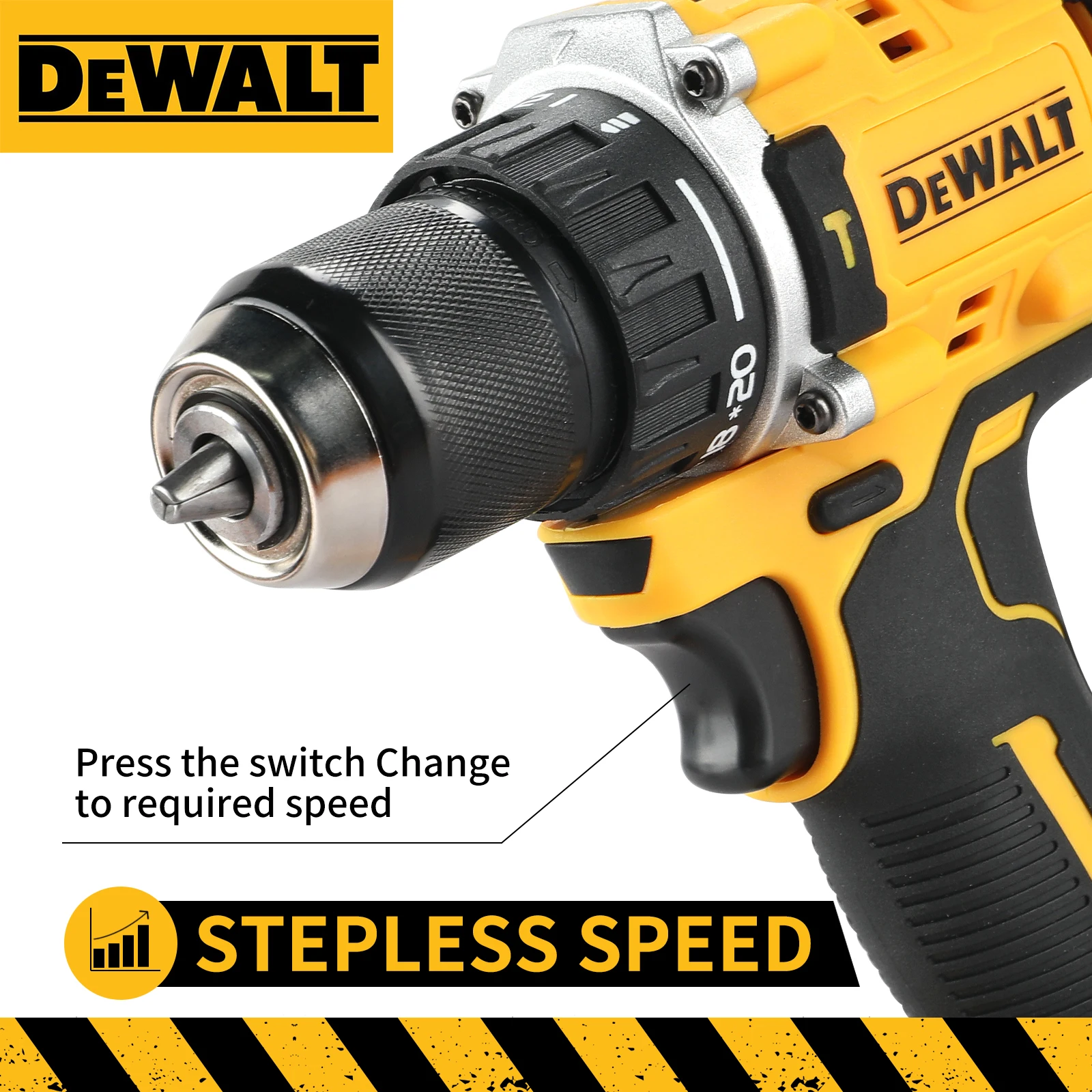 DEWALT 805 20V Lithium Battery Tool Brushless Compact Multifunctional Electric Screwdriver,Rechargeable,Hand Drill,Hammer Drill image 6