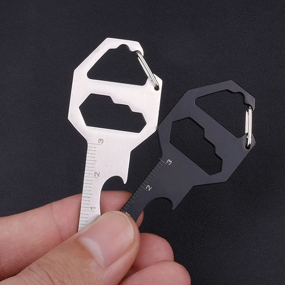 Screwdriver Key Shaped Bottle Opener Multipurpose Multi Function Tool Kit Keychain Multifunctional Key Holder For Men