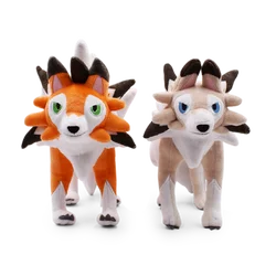 Peluche Pokémon Lycanroc Kawaii pour enfants, poupées en peluche, dessin animé mignon, cadeau d'anniversaire et de Noël, collection