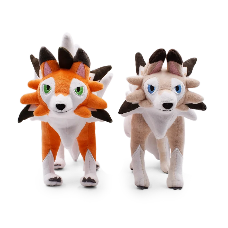 Lycanroc Peluche Pokemon Plush Toys Kawaii Stuffed Dolls Cartoon Cute  Dolls Birthday Christmas Gift For Kids Collection