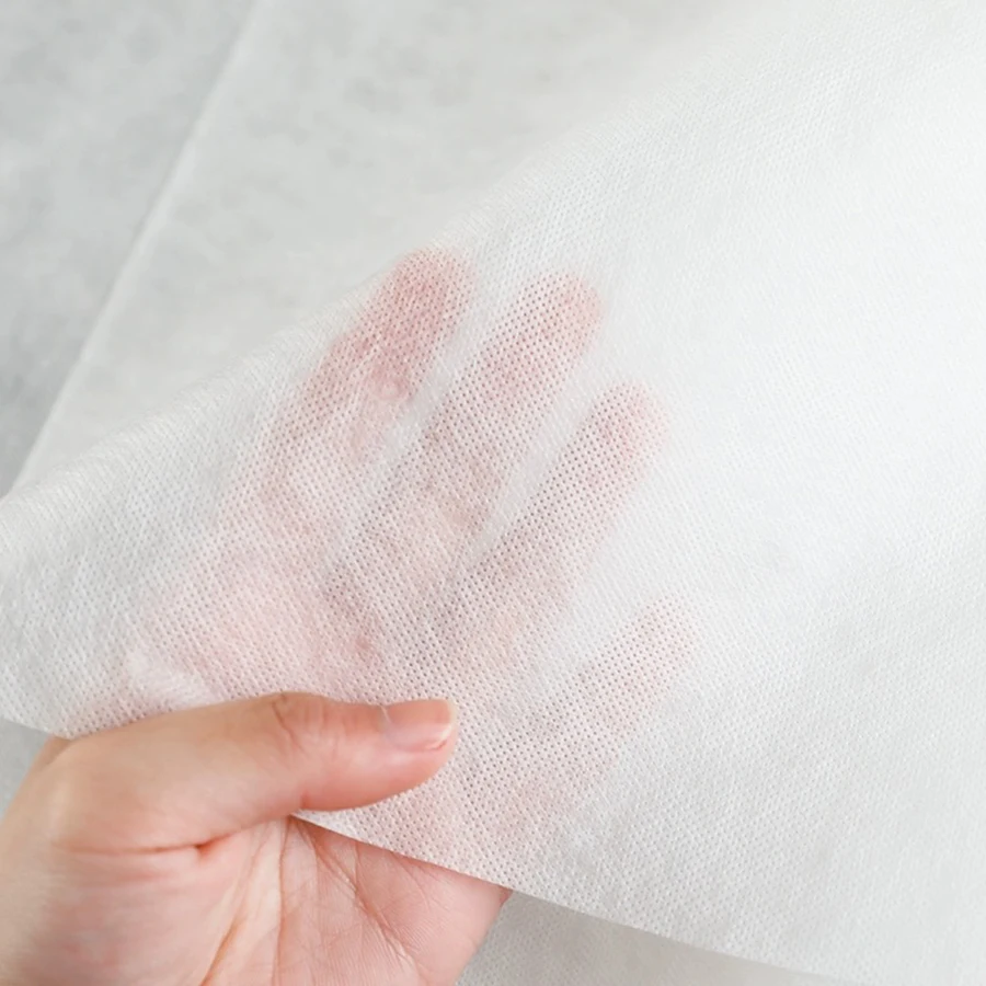 Sanbest 40gsm Wash Away Cold Water Soluble Fabric Backing Embroidery Stabilizer 160CM Width DIY Fleece Dress Underwear FL00028