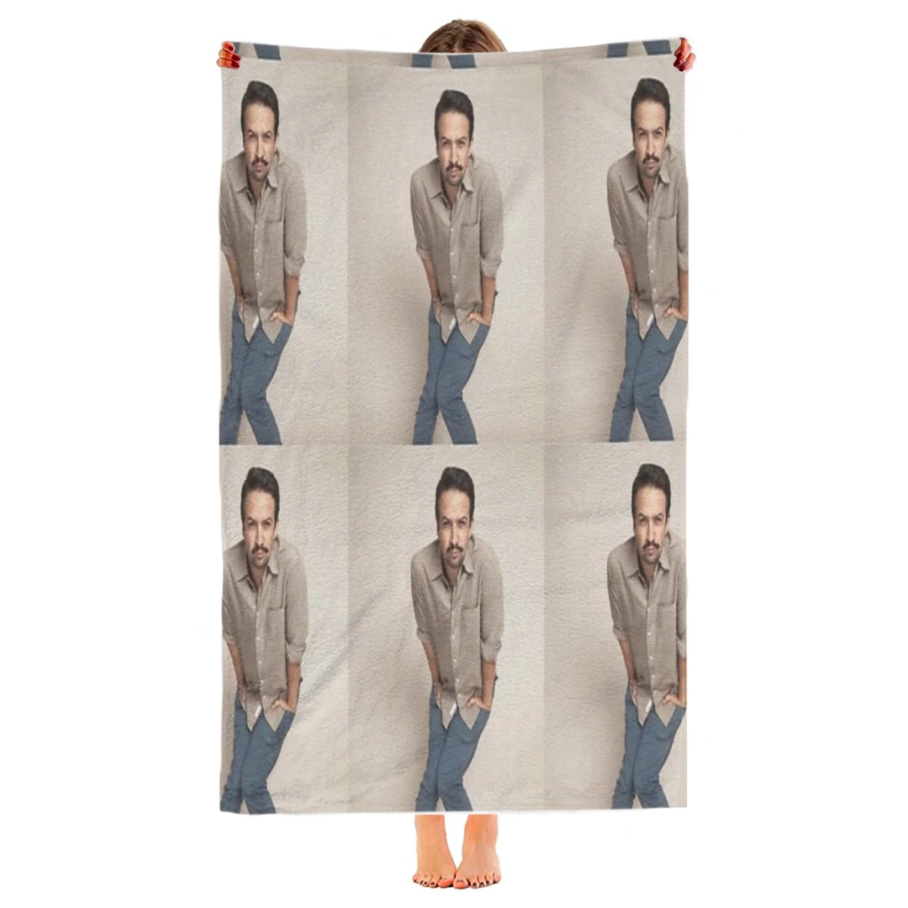 Microfiber Beach Towel quirky lin manuel miranda Print Quick Dry Sandless Beach Blanket Soft Comfortable for Men Women Camping