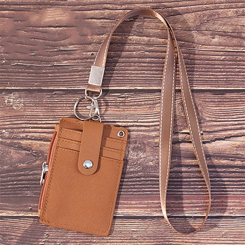 Praktische Werk School Id Card Badge Houder Met Sleutelhanger Touw Layards Nek Riem Tas Accessoires