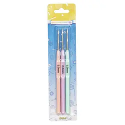 3pcs Crochet Hooks Plastics Handle Knitting Needles for Yarn DIY Craft Nice Gift Women Knitting Tools