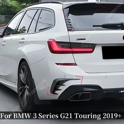 For BMW G21 M340i M340d 330i 330d 325i Touring Rear Window Side Spoiler Splitter 2019+Rear Bumper Canards Vent Side Splitters