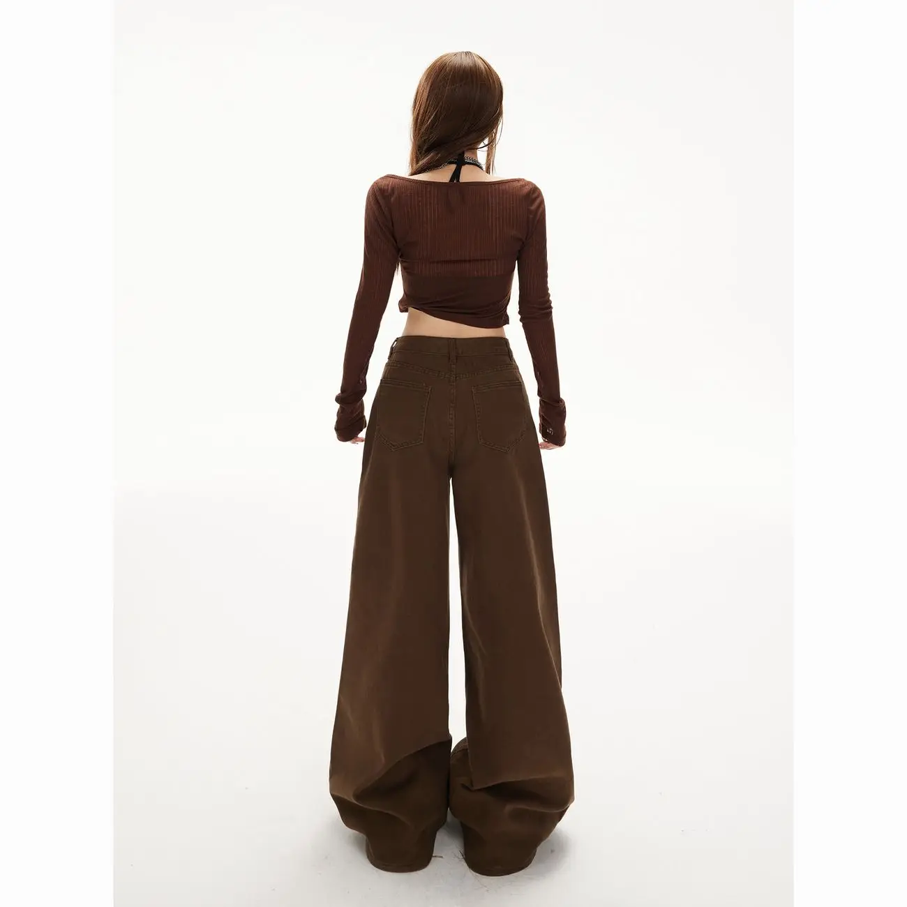 

Широкие брюки, женские летние мягкие брюки с завязками в стиле бохо, эластичные молодежные удобные полые брюки для поездок на работу