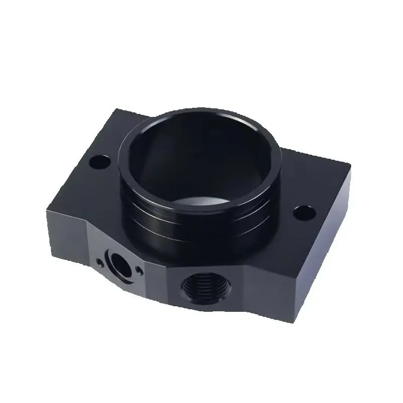 Custom CNC Service Aluminum Mechanical Part Black Oxide Surface Production Milling Lathe
