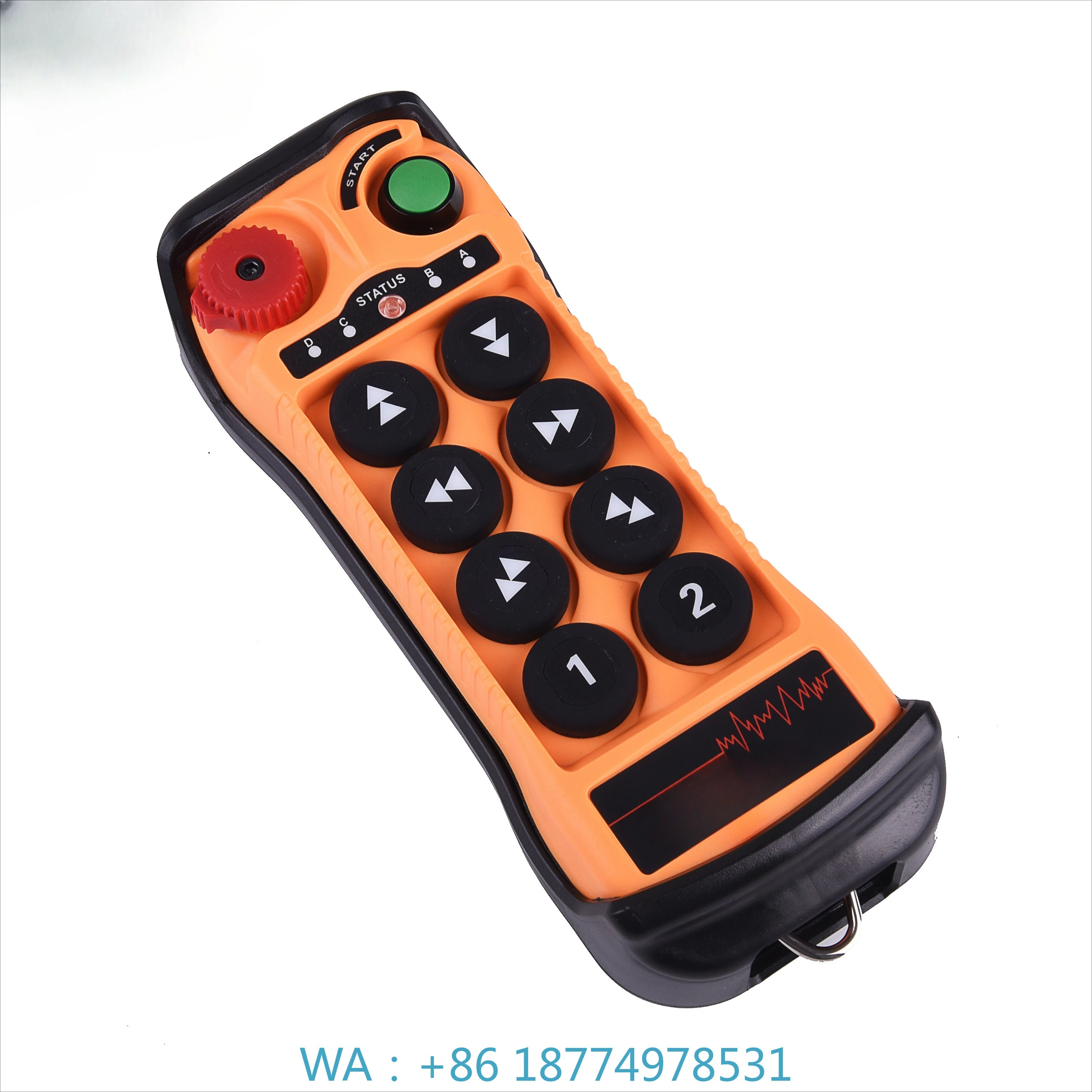 

Crane Remote Control Q808 8 Buttons 2 Speed 433 Wireless Remote Control Hydraulic