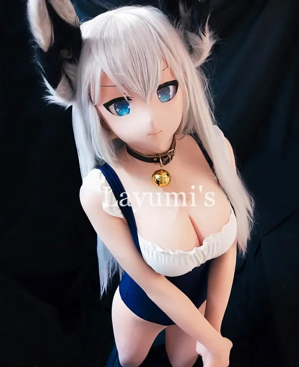 Anime Bjd Tweede Huid Unisex Cosplay Kostuum Kigurumi Fetish Zentai Pak Cross-Dressing Met Bresast Vormen