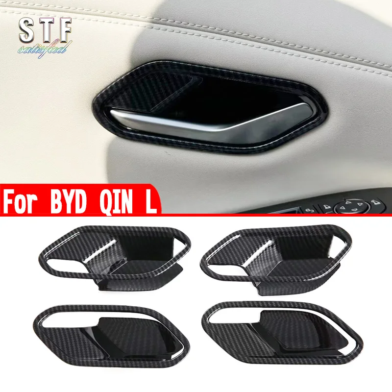 

For BYD QIN L 2024 2025 Interior Door Handle Cover Trim Molding Decoration Stickers W4