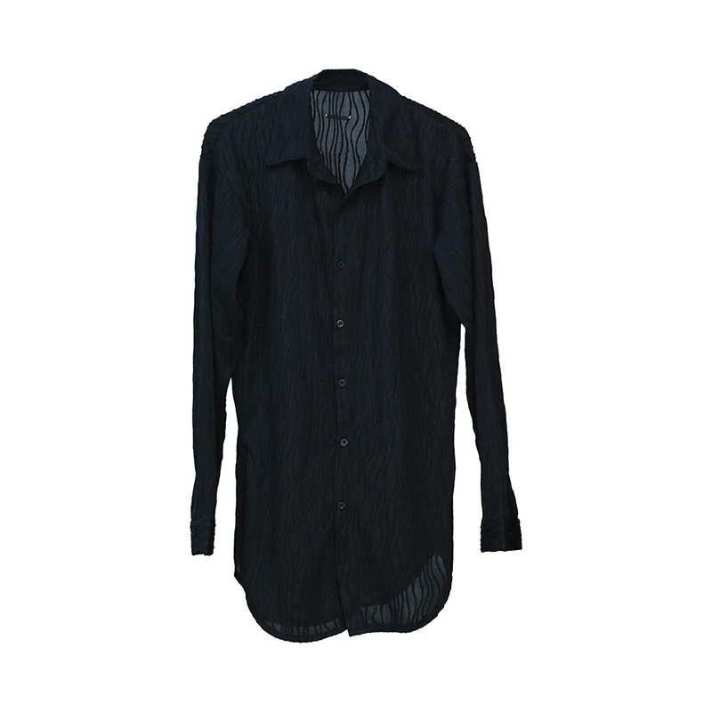 Chemise de brevLatine à Manches sulfpour Homme, Vêtement Noir et Blanc, pour Salle de Bal, Club, Régions ba, JL5856