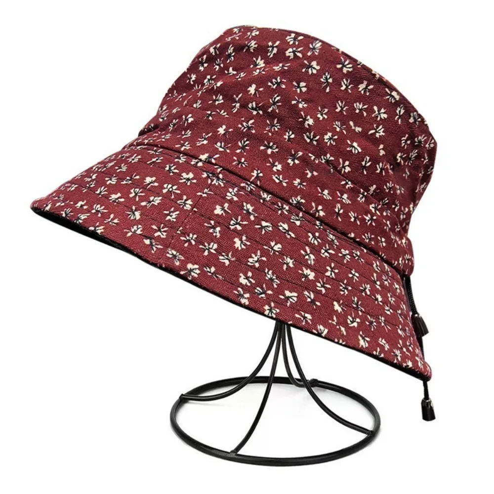 قبعة دلو عصرية عصرية مضادة للأشعة فوق البنفسجية ومضادة للشمس قبعة واقية من الشمس مقاومة للماء وقابلة للتنفس للشاطئ لكبار السن