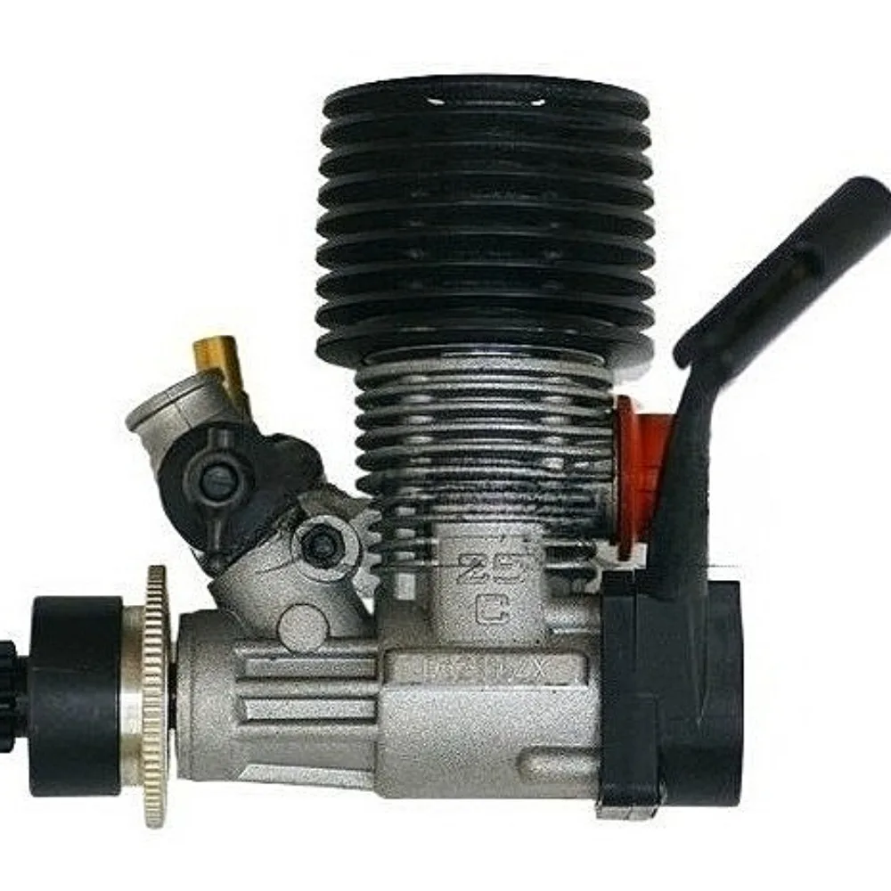 Cable de tracción de escape trasero para motor de metanol de 25 clases, arranque con filtro de aire para barcos modelo con control remoto, motor de alta potencia