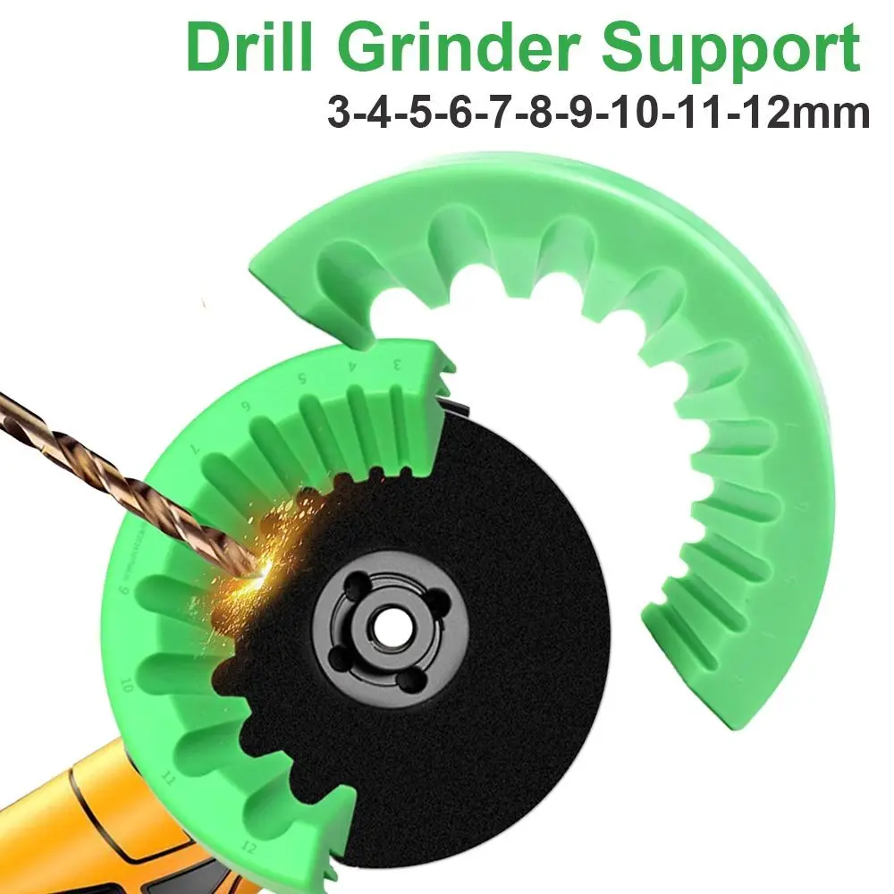 

10in1 Multifunctional Drill Grinder Support ABS Quick Power Drill Bit Sharpener Convenient Easy to Use Grinding Attachment